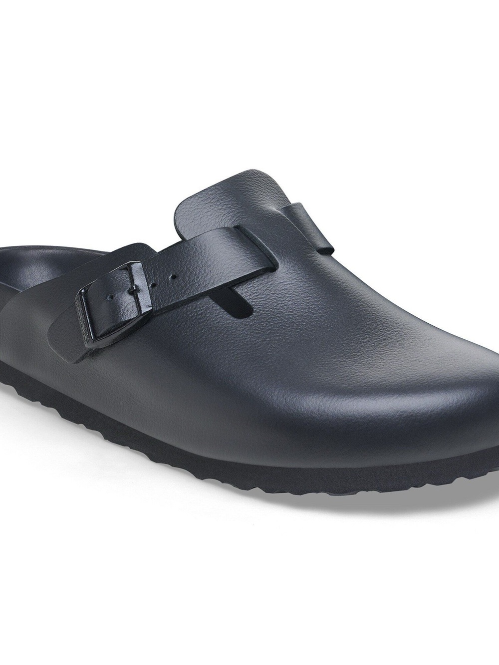Birkenstock Black Slip-On Clog with Buckle